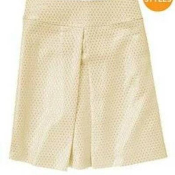 NWT Gymboree Womens Holiday Brocade Skirt Metallic detail Size 14 Brand New - Picture 9 of 9